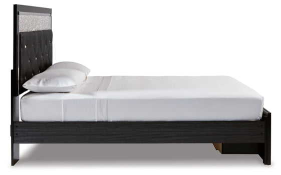 Kaydell Queen Upholstered Panel Storage Bed with Dresser - furniture place usa