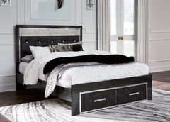 Kaydell Queen Upholstered Panel Storage Bed with Dresser - furniture place usa