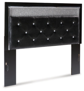 Kaydell Queen Upholstered Panel Headboard with Dresser - furniture place usa