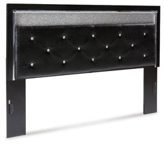 Kaydell King Upholstered Panel Headboard with Dresser - furniture place usa