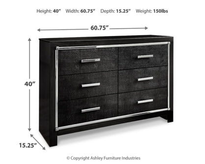 Kaydell Queen Upholstered Panel Storage Bed with Dresser - furniture place usa