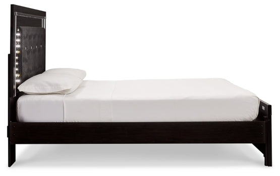 Kaydell Queen Upholstered Panel Bed - furniture place usa
