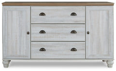 Haven Bay Queen Panel Storage Bed with Mirrored Dresser, Chest and 2 Nightstands - furniture place usa