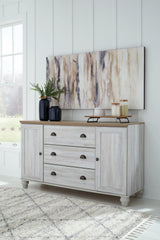 Haven Bay Queen Panel Storage Bed with Mirrored Dresser, Chest and 2 Nightstands - furniture place usa