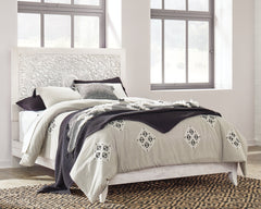 Paxberry Queen Panel Bed with Mirrored Dresser and Nightstand - furniture place usa