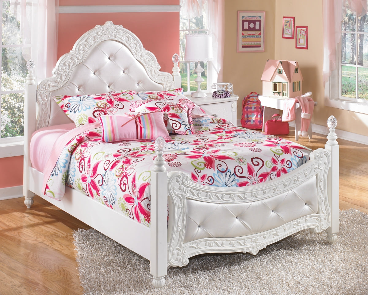 Exquisite Twin Poster Bed - furniture place usa
