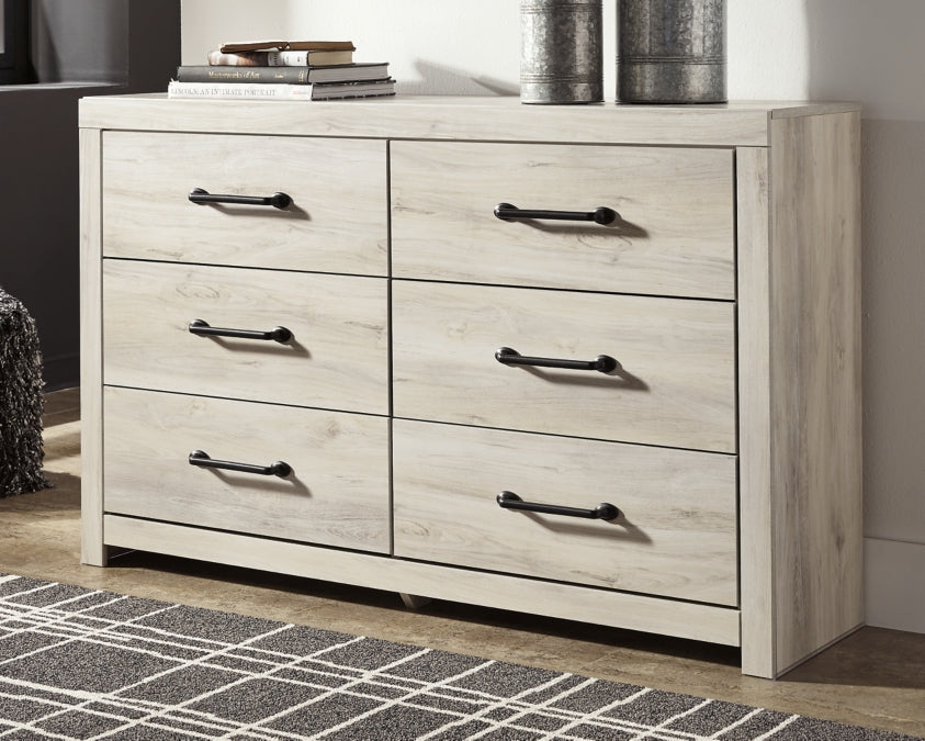 Cambeck King Panel Bed with 4 Storage Drawers with Dresser - furniture place usa