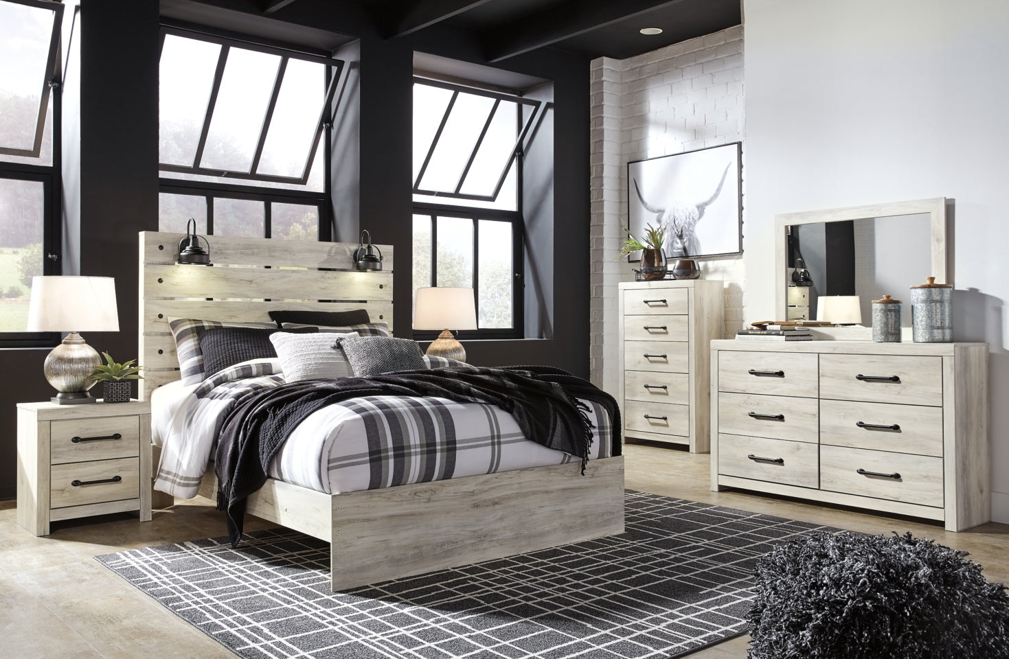 Cambeck Queen Panel Bed - furniture place usa