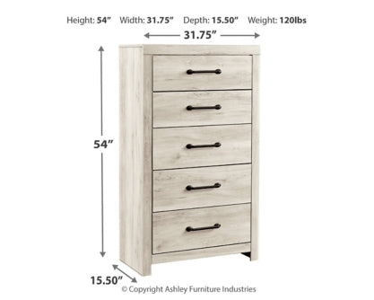 Cambeck King Panel Bed with 2 Storage Drawers with Mirrored Dresser and Chest - PKG007506 - furniture place usa