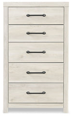 Cambeck Twin Panel Bed with 2 Storage Drawers with Mirrored Dresser, Chest and Nightstand - furniture place usa