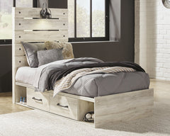 Cambeck Queen Panel Bed with 2 Storage Drawers - furniture place usa