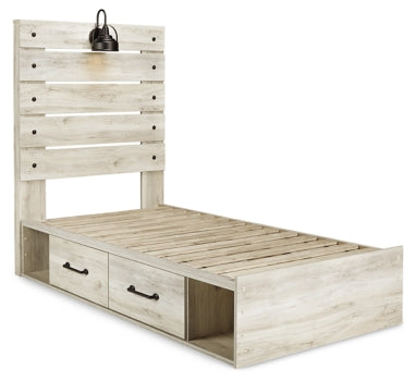 Cambeck Queen Panel Bed with 2 Storage Drawers - furniture place usa