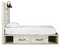 Cambeck Queen Panel Bed with 2 Storage Drawers - furniture place usa