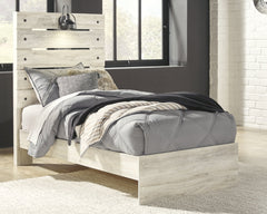Cambeck Twin Panel Bed with Mirrored Dresser and 2 Nightstands - furniture place usa
