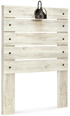Cambeck Twin Panel Headboard Bed with Mirrored Dresser - furniture place usa