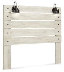 Cambeck Twin Panel Headboard Bed with Mirrored Dresser - furniture place usa
