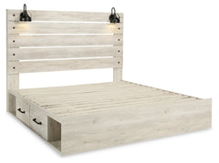 Cambeck Queen Panel Bed with 4 Storage Drawers - furniture place usa