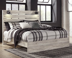 Cambeck King Panel Bed with Mirrored Dresser and 2 Nightstands - furniture place usa