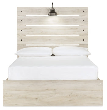 Cambeck Queen Panel Bed with 2 Storage Drawers - furniture place usa