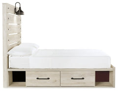 Cambeck Queen Panel Bed with 2 Storage Drawers - furniture place usa