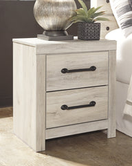 Cambeck King Panel Bed with Mirrored Dresser and 2 Nightstands - furniture place usa