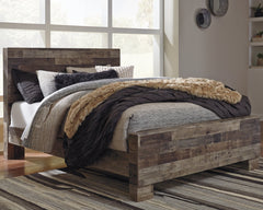 Derekson Queen Panel Bed with Dresser - furniture place usa