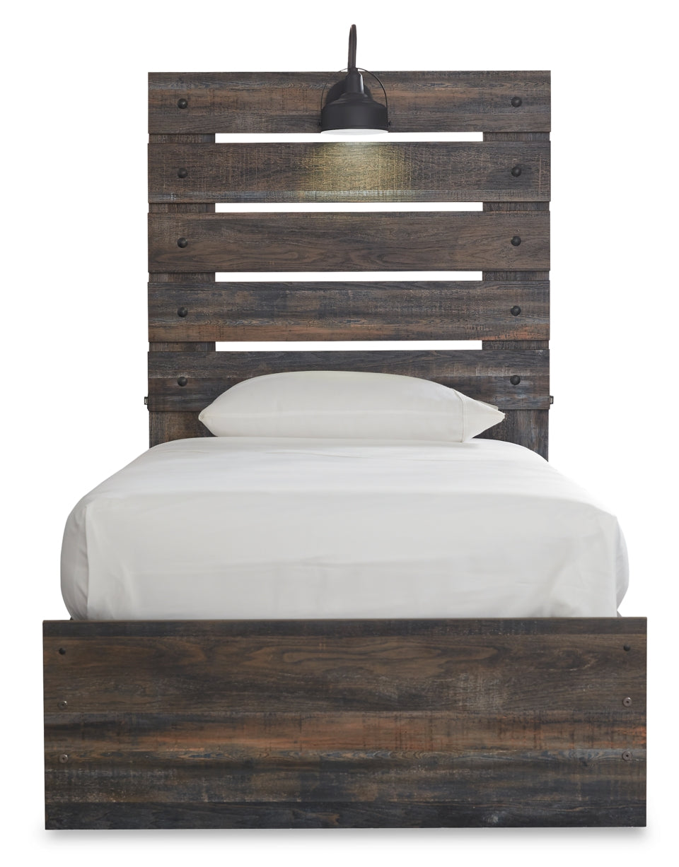 Drystan Queen Panel Bed with 4 Storage Drawers - furniture place usa