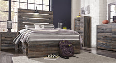 Drystan Queen Panel Bed with 4 Storage Drawers - furniture place usa