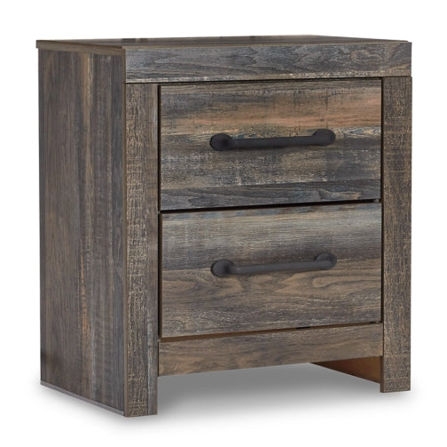 Drystan King Bookcase Bed with 2 Storage Drawers with Mirrored Dresser and 2 Nightstands - PKG003377 - furniture place usa