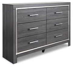 Lodanna Full Panel Bed with 2 Storage Drawers with Dresser - furniture place usa