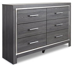 Lodanna Queen Panel Bed with Dresser - furniture place usa
