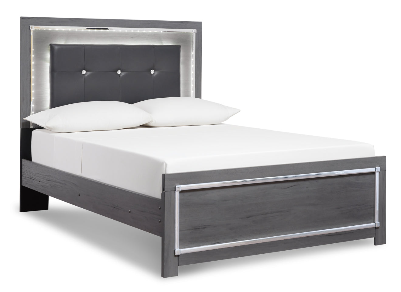 Lodanna King Panel Bed with Dresser - furniture place usa