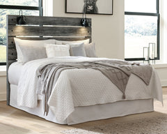Baystorm Queen Panel Headboard with Mirrored Dresser - furniture place usa