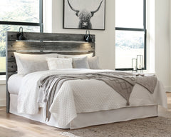 Baystorm King Panel Headboard with Mirrored Dresser and Chest - furniture place usa