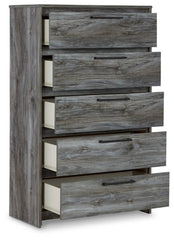 Baystorm King Panel Headboard with Mirrored Dresser and Chest - furniture place usa