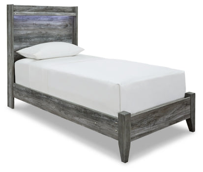 Baystorm Twin Panel Bed with Dresser - furniture place usa