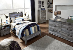 Baystorm Twin Panel Bed - furniture place usa