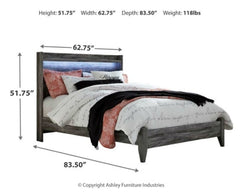 Baystorm Queen Panel Bed with Dresser - PKG007569 - furniture place usa