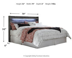 Baystorm King Panel Headboard Bed with Dresser - furniture place usa