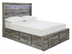 Baystorm Full Panel Bed with 6 Storage Drawers with Dresser - furniture place usa