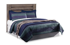 Zelen Queen/Full Panel Headboard Bed with Mirrored Dresser - furniture place usa
