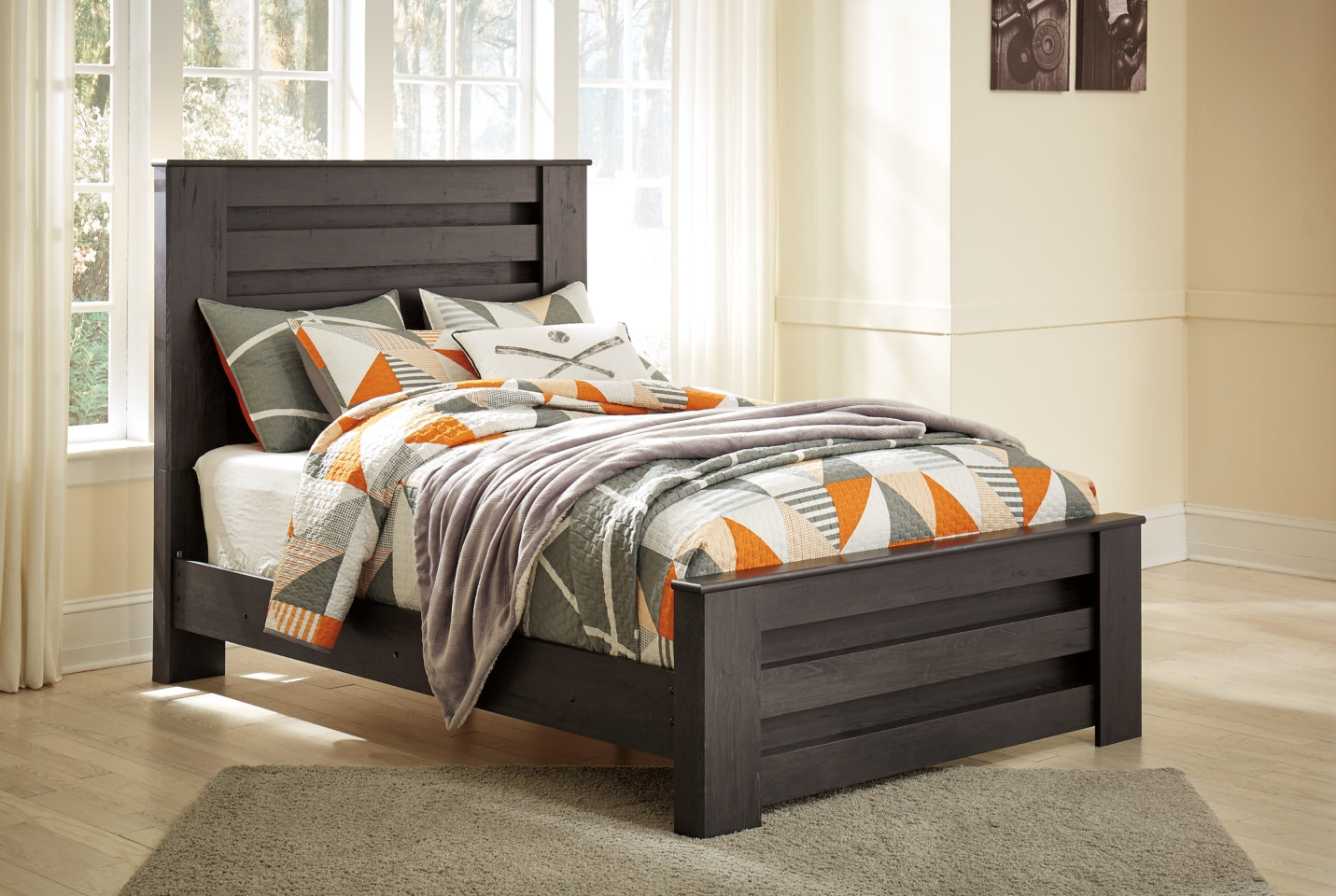 Brinxton Queen Panel Headboard - furniture place usa