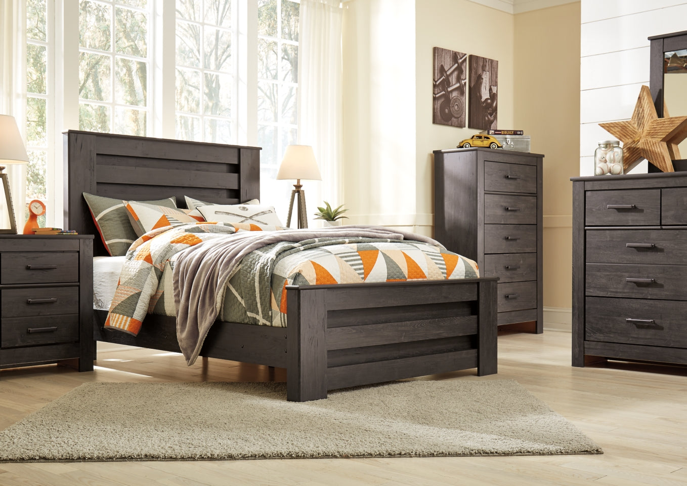 Brinxton Queen Panel Headboard - furniture place usa