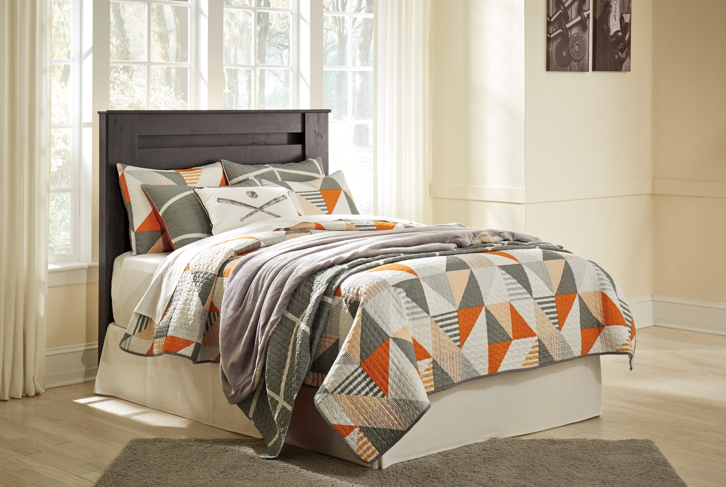 Brinxton Queen Panel Headboard - furniture place usa