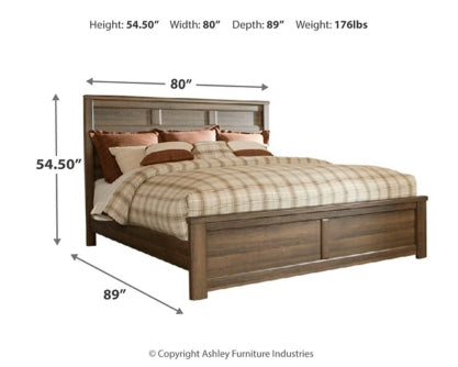 Juararo Queen Panel Bed - furniture place usa