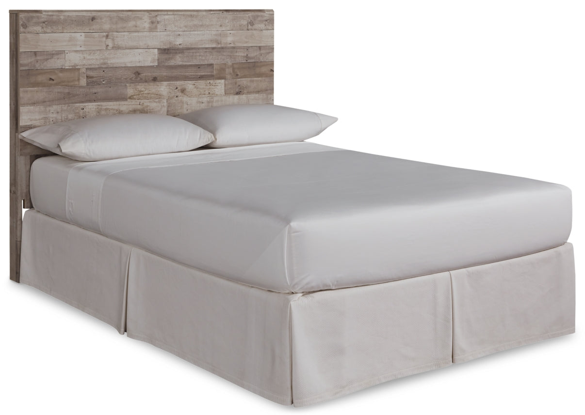 Effie Twin Panel Headboard Bed with Mirrored Dresser - furniture place usa