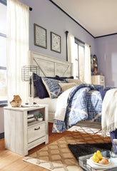 Bellaby Queen Crossbuck Panel Bed - furniture place usa