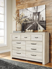 Bellaby Queen Panel Headboard Bed with Dresser - furniture place usa