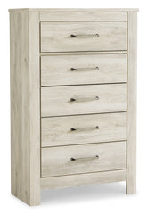 Bellaby Queen Panel Headboard Bed with Mirrored Dresser, Chest and 2 Nightstands - furniture place usa