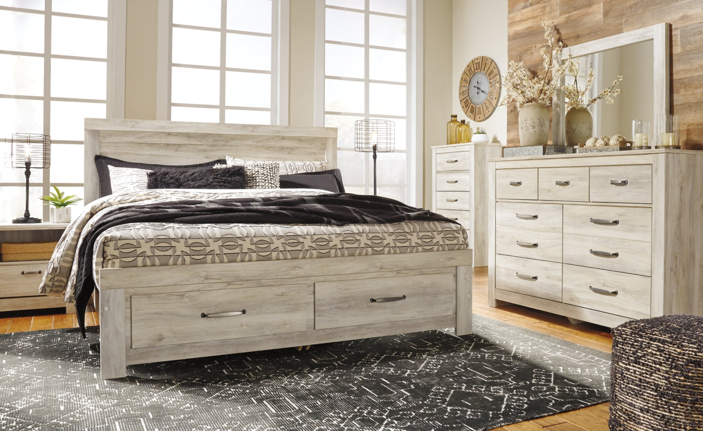 Bellaby Queen Platform Bed with 2 Storage Drawers - furniture place usa